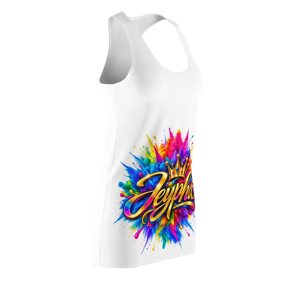 Women's Cut & Sew Racerback Dress (AOP)