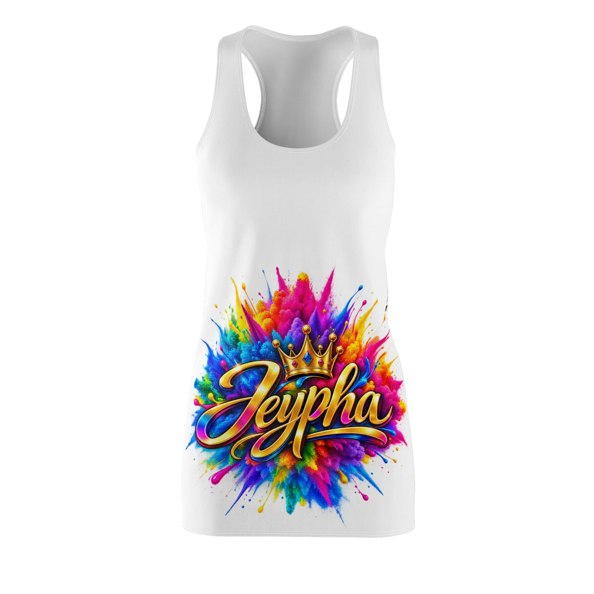 Women's Cut & Sew Racerback Dress (AOP)